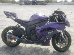 Salvage motorcycles for sale at Midway, FL auction: 2011 Kawasaki ZX600 R