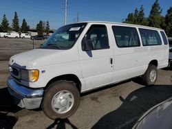 Ford salvage cars for sale: 2001 Ford Econoline E350 Super Duty Wagon