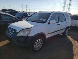 Honda CRV salvage cars for sale: 2006 Honda CR-V EX