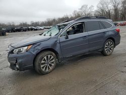 Salvage cars for sale from Copart Ellwood City, PA: 2017 Subaru Outback 2.5I Limited