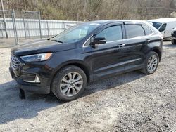 Salvage cars for sale at Hurricane, WV auction: 2019 Ford Edge Titanium