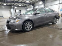 Salvage cars for sale at Ham Lake, MN auction: 2015 Toyota Camry LE