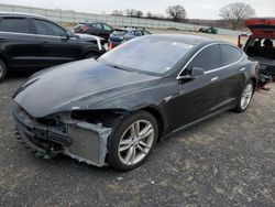 Salvage cars for sale at Mcfarland, WI auction: 2014 Tesla Model S