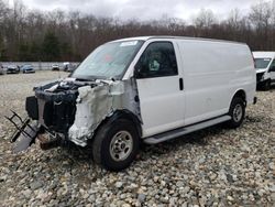 Salvage trucks for sale at West Warren, MA auction: 2018 GMC Savana G2500