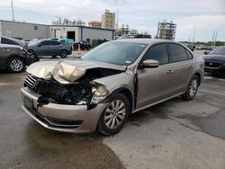 Salvage cars for sale at New Orleans, LA auction: 2015 Volkswagen Passat S