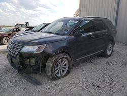 Salvage cars for sale at San Antonio, TX auction: 2016 Ford Explorer XLT