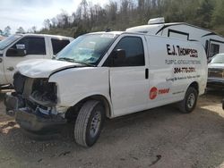 Salvage trucks for sale at Hurricane, WV auction: 2021 Chevrolet Express G2500