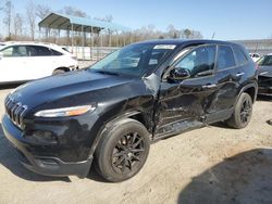 Jeep Cherokee Sport salvage cars for sale: 2016 Jeep Cherokee Sport