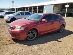 Lexus salvage cars for sale: 2012 Lexus CT 200