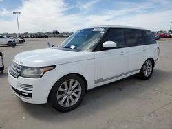 Salvage cars for sale from Copart Wilmer, TX: 2014 Land Rover Range Rover HSE