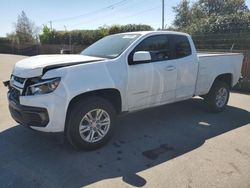 Salvage cars for sale from Copart San Martin, CA: 2021 Chevrolet Colorado LT