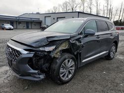 Salvage cars for sale from Copart Arlington, WA: 2020 Hyundai Santa FE SEL