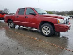 Salvage trucks for sale at Lebanon, TN auction: 2006 Dodge Dakota Quad SLT