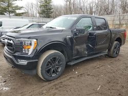 Salvage cars for sale from Copart Davison, MI: 2021 Ford F150 Supercrew