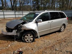 Salvage cars for sale at Austell, GA auction: 2004 Toyota Sienna XLE