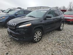 Salvage cars for sale from Copart Wayland, MI: 2015 Jeep Cherokee Limited