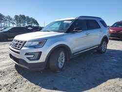 Salvage cars for sale at Loganville, GA auction: 2017 Ford Explorer XLT