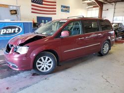 Salvage cars for sale from Copart Angola, NY: 2016 Chrysler Town & Country Touring