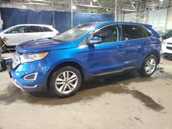Salvage cars for sale at Woodhaven, MI auction: 2018 Ford Edge SEL