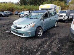 Salvage cars for sale at Kapolei, HI auction: 2014 Toyota Prius V