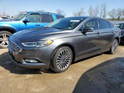Salvage cars for sale from Copart Bridgeton, MO: 2017 Ford Fusion SE