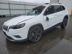 Salvage cars for sale at Assonet, MA auction: 2019 Jeep Cherokee Limited