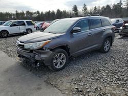 Toyota salvage cars for sale: 2015 Toyota Highlander XLE