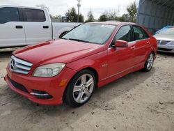 Salvage cars for sale from Copart Midway, FL: 2010 Mercedes-Benz C300