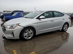 Salvage cars for sale at Grand Prairie, TX auction: 2020 Hyundai Elantra SEL