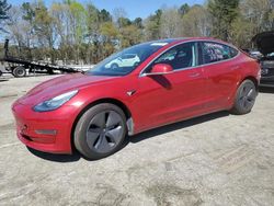 Salvage cars for sale at Austell, GA auction: 2019 Tesla Model 3