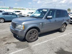 Land Rover Range Rover salvage cars for sale: 2011 Land Rover Range Rover HSE