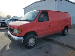 Salvage cars for sale from Copart Sacramento, CA: 2003 Ford Econoline E250 Van