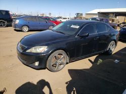 Salvage cars for sale from Copart Brighton, CO: 2007 Lexus IS 350