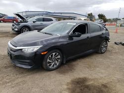 Honda salvage cars for sale: 2018 Honda Civic EX