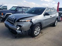 Salvage cars for sale from Copart Grand Prairie, TX: 2015 Jeep Cherokee Sport