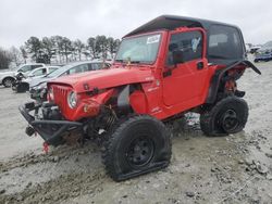 Salvage cars for sale from Copart Loganville, GA: 2006 Jeep Wrangler / TJ Sport