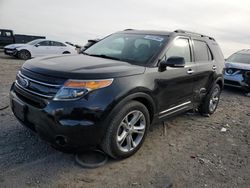 Salvage cars for sale at Earlington, KY auction: 2015 Ford Explorer Limited