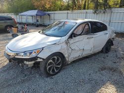 Salvage cars for sale from Copart Knightdale, NC: 2016 Honda Accord EX