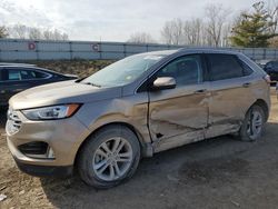 Salvage cars for sale at Davison, MI auction: 2020 Ford Edge SEL