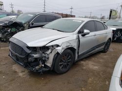 Salvage cars for sale at Chicago Heights, IL auction: 2015 Ford Fusion S