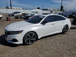 Honda Accord Sport salvage cars for sale: 2022 Honda Accord Sport