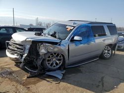 Salvage cars for sale from Copart Woodhaven, MI: 2016 GMC Yukon SLE