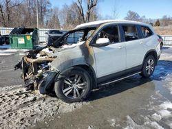 Salvage cars for sale at Albany, NY auction: 2017 Honda Pilot EX