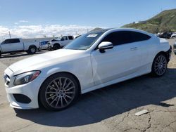 Salvage cars for sale from Copart Colton, CA: 2017 Mercedes-Benz C300