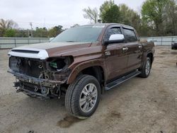 Salvage trucks for sale at Shreveport, LA auction: 2015 Toyota Tundra Crewmax 1794