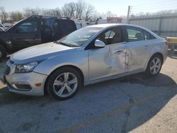 Salvage cars for sale at Kansas City, KS auction: 2015 Chevrolet Cruze LT