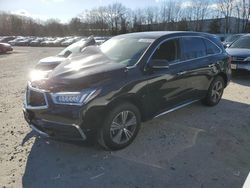 Salvage cars for sale at North Billerica, MA auction: 2019 Acura MDX
