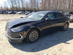 Salvage cars for sale at Waldorf, MD auction: 2022 Hyundai Sonata Hybrid