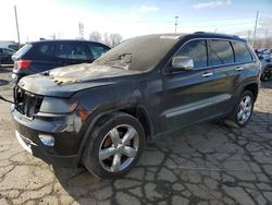 Salvage cars for sale from Copart Woodhaven, MI: 2012 Jeep Grand Cherokee Overland