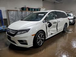 Salvage cars for sale at Elgin, IL auction: 2019 Honda Odyssey Elite